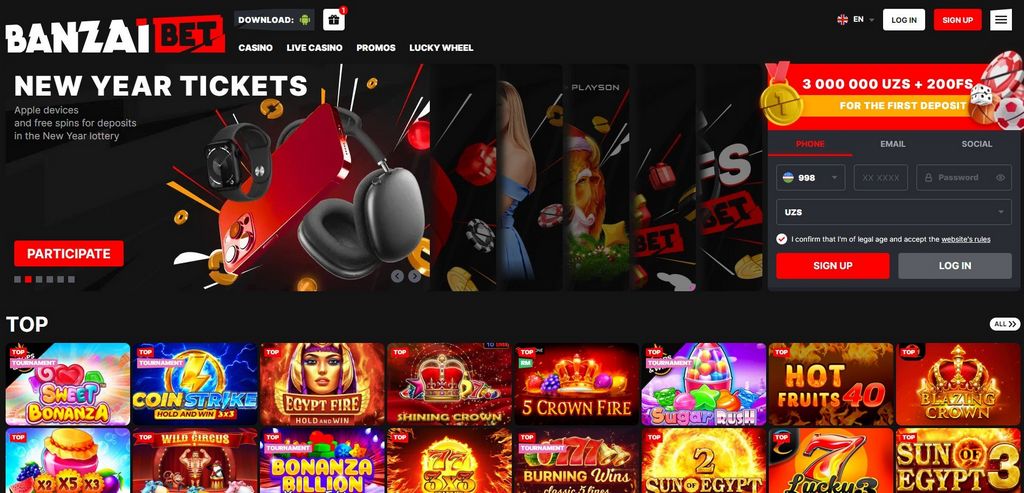 Casino en ligne Banzai Casino en ligne Banzai