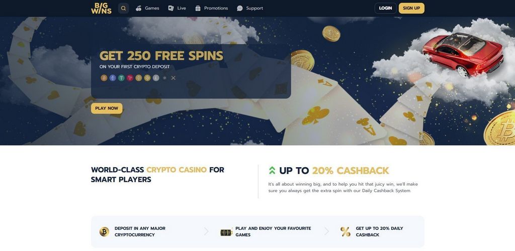 Big Wins Gambling Enterprise Evaluation UK - Non Gamstop